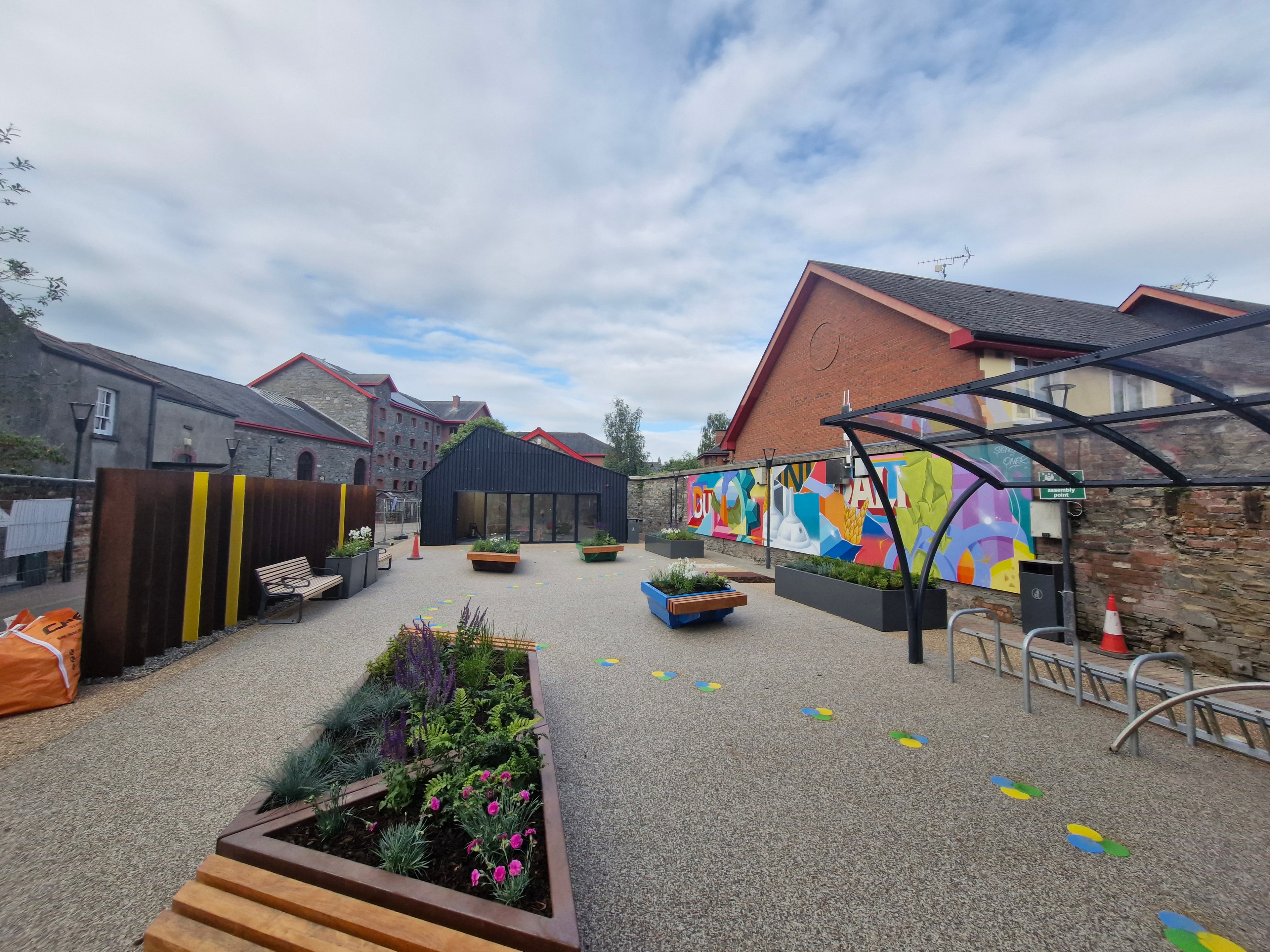 Lurgan Hospital utility upgrade trench works